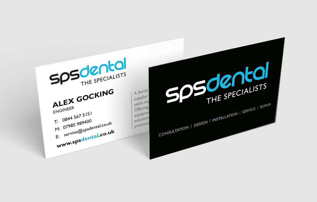 printed business cards for sps dental