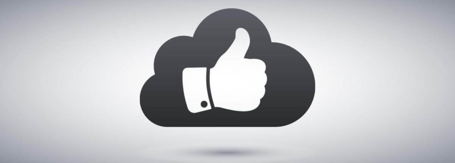 thumbs up in a cloud