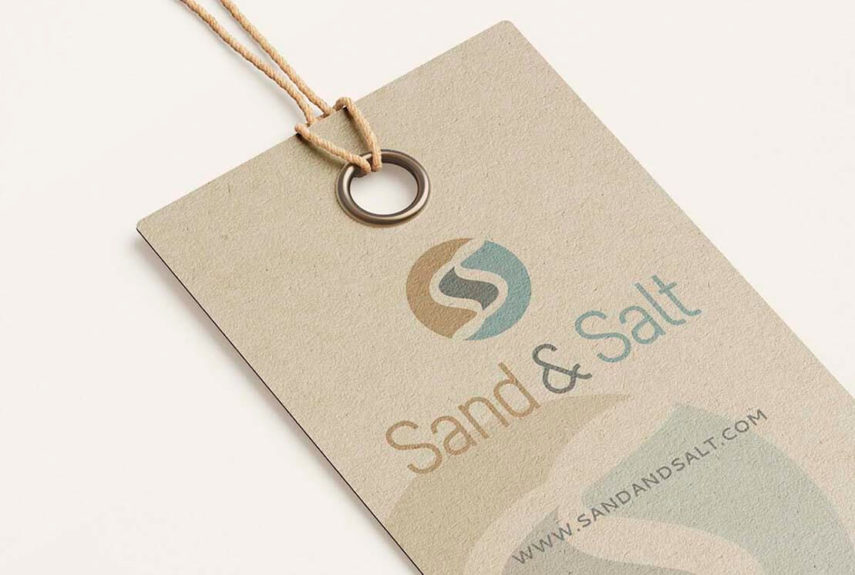 simple logo design for sand and salt