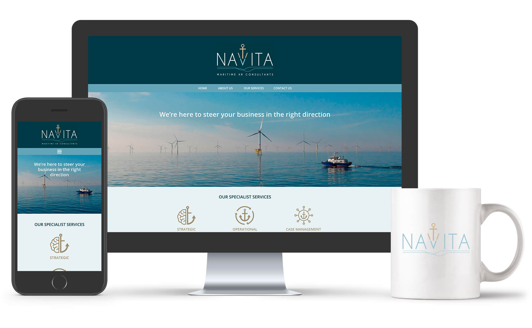 new navita maritime wordpress website