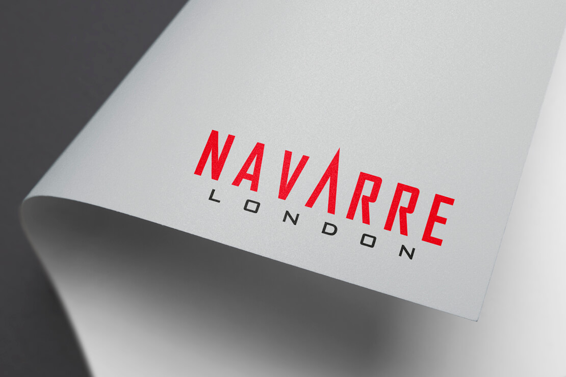 navarre london red and black logo